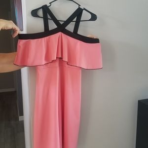 Beautiful light coral Spring / Summer dress.